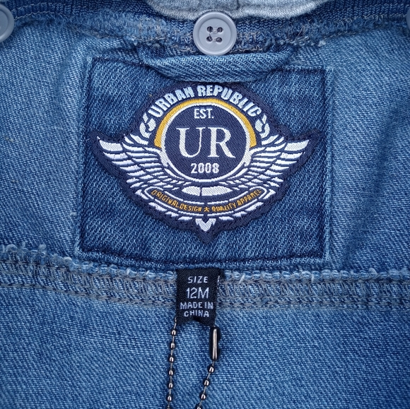 Urban Republic Denim Hoodie Jacket - Picture 8 of 9